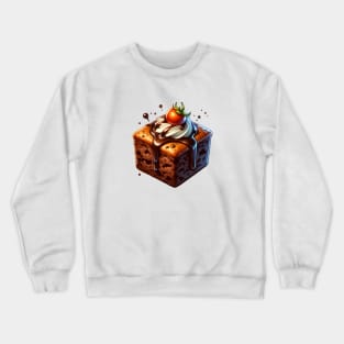 Brownie Salted Vintage Since Yummy Breakfast Kawaii Crewneck Sweatshirt